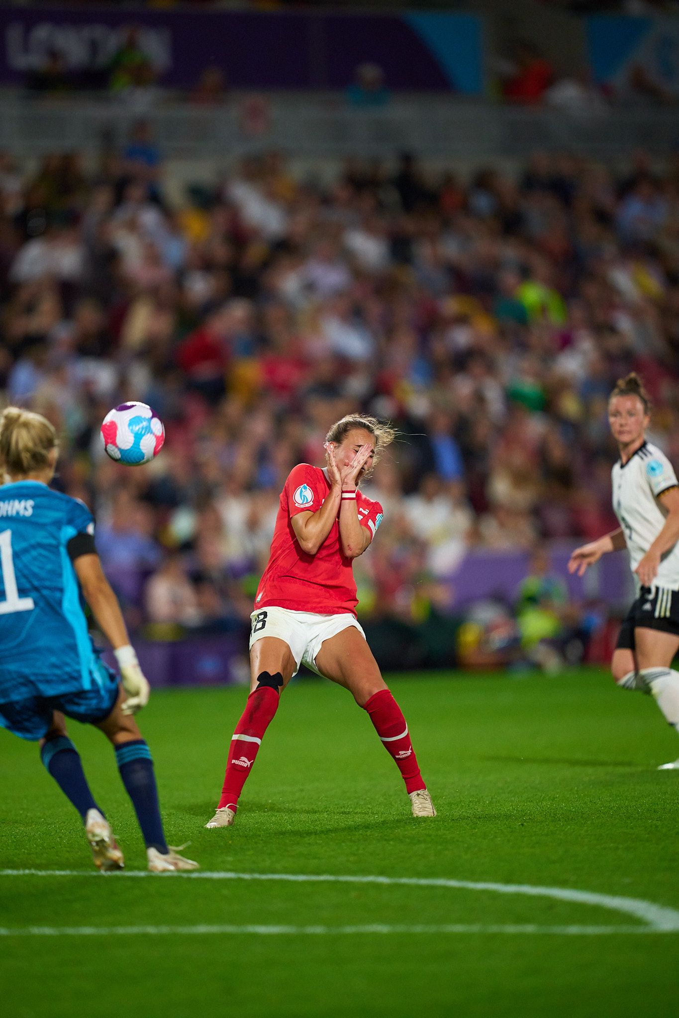 Austria vs Germany. UEFA Women's Euro 2022.