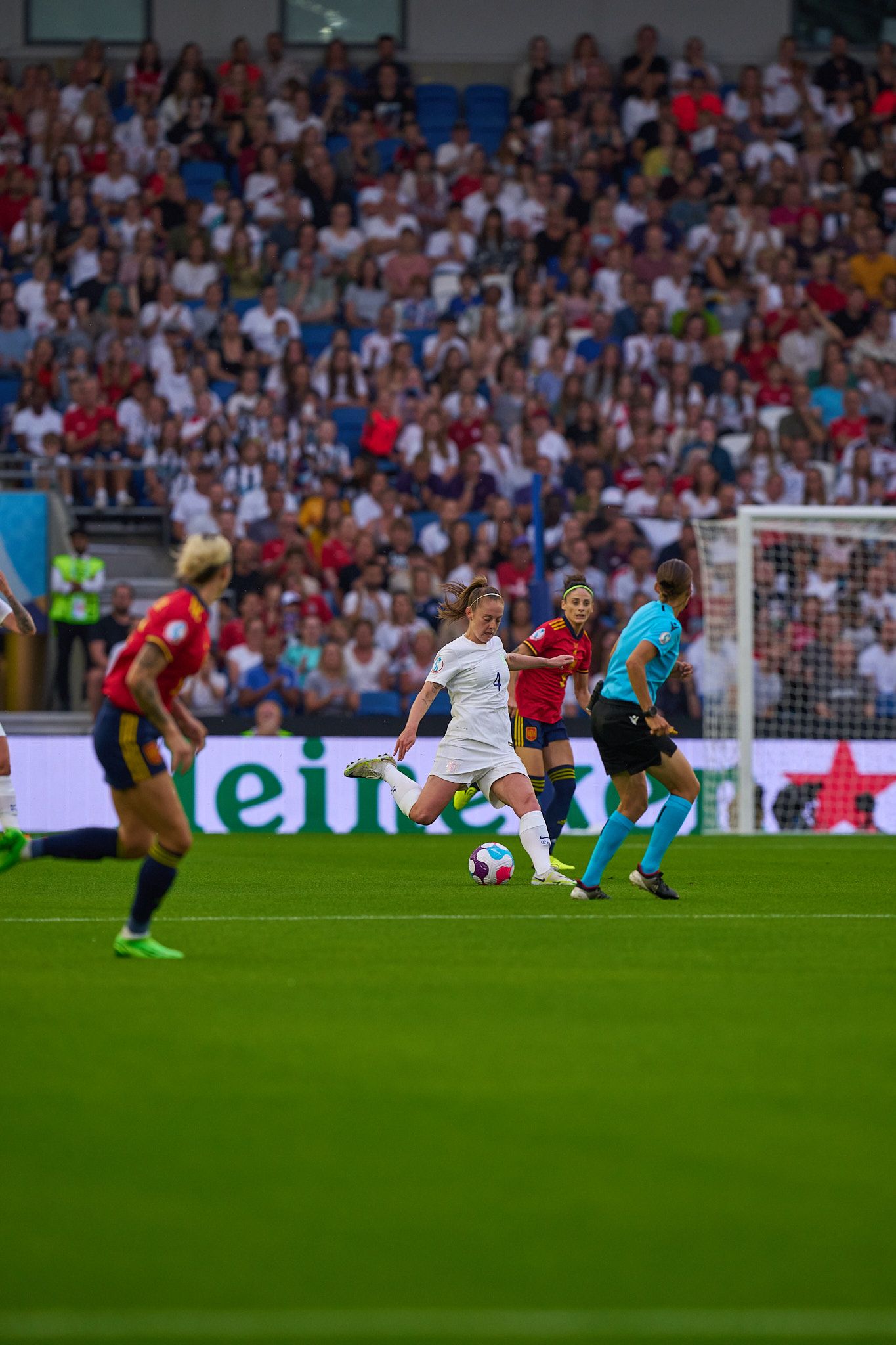 Keira Walsh. UEFA Women's Euro 2022. 20th July. England vs Spain.