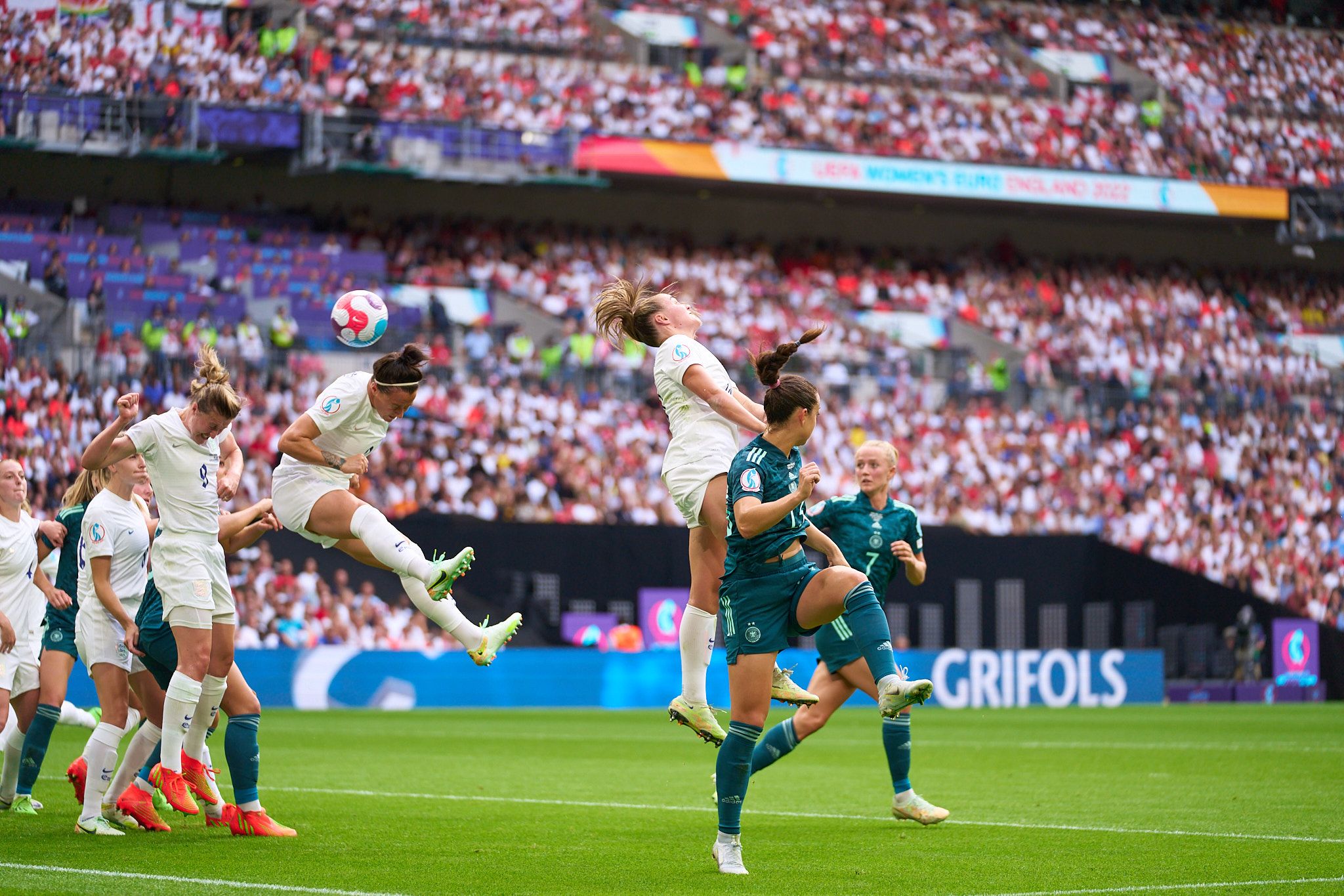 England vs Germany. UEFA Women's Euro 2022 Final.