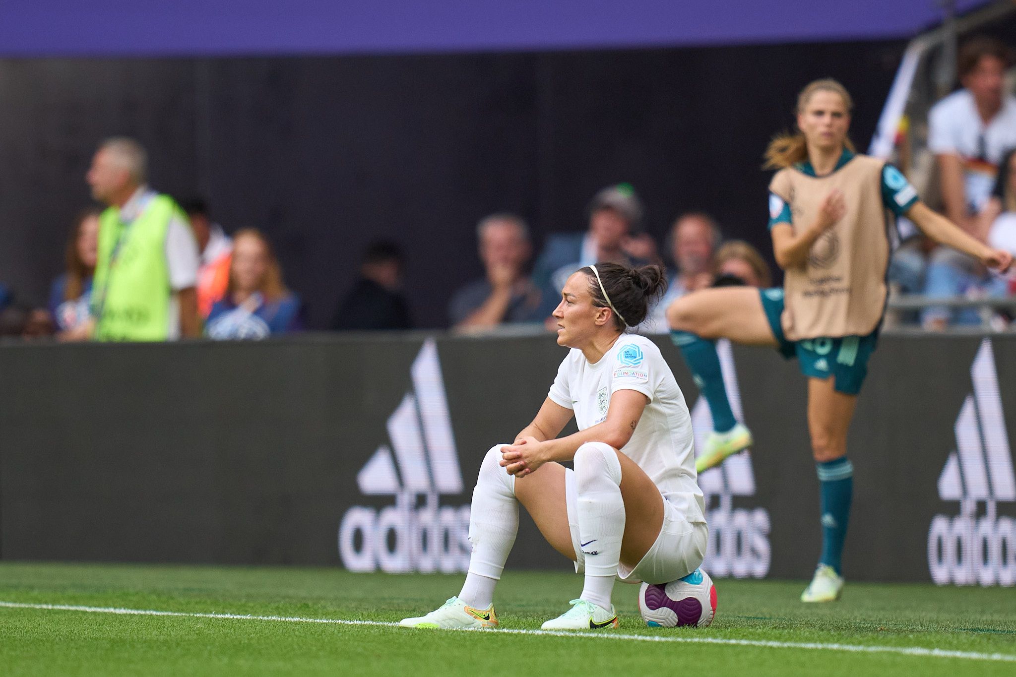 Lucy Bronze. England vs Germany. UEFA Women's Euro 2022 Final.