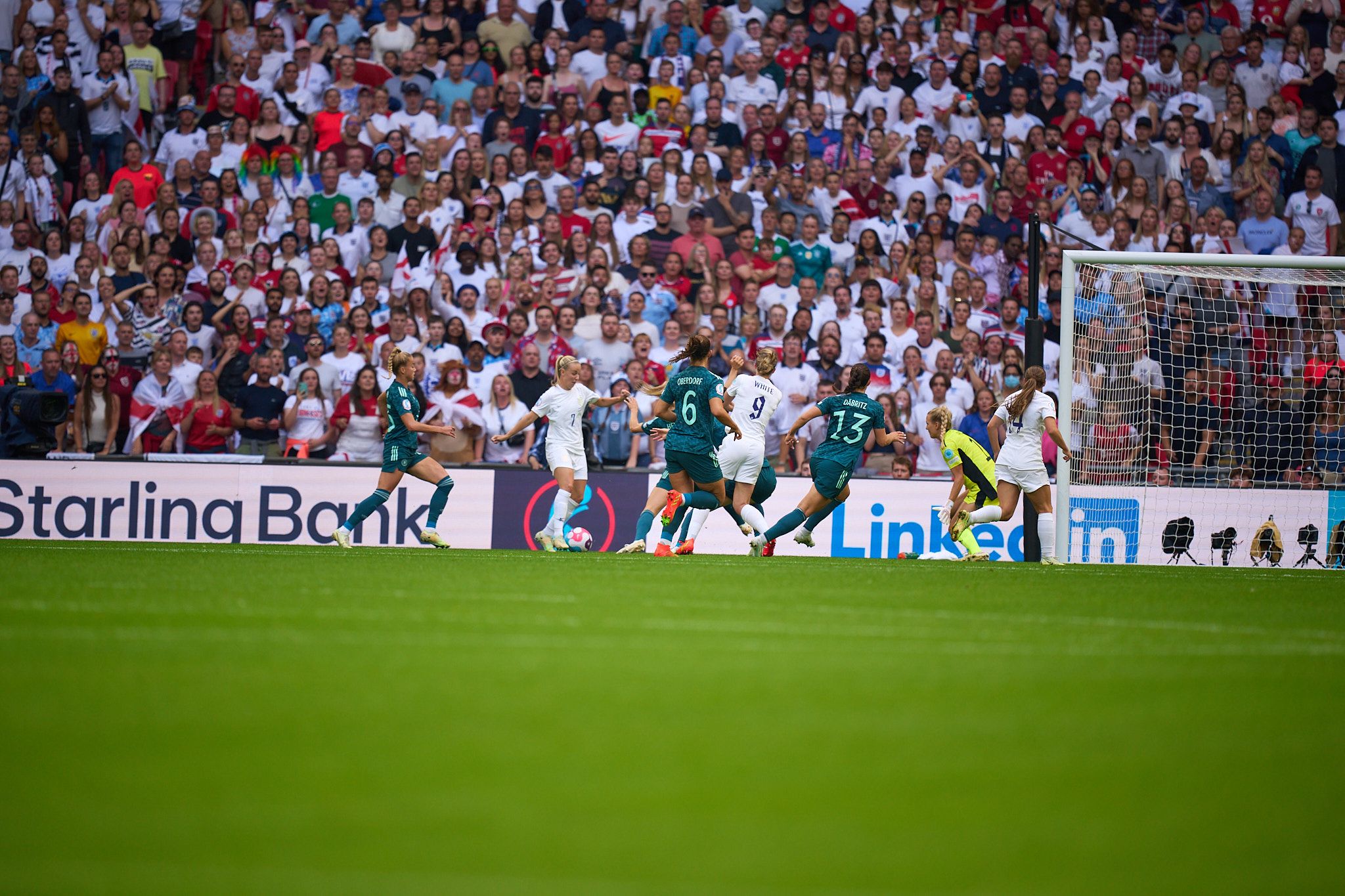 England vs Germany. UEFA Women's Euro 2022 Final.