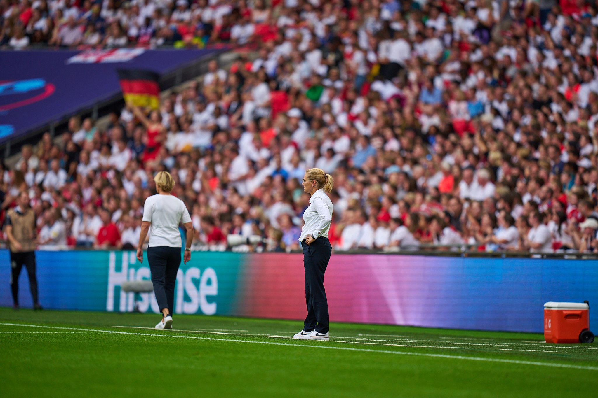 Sarina Wiegman. England vs Germany. UEFA Women's Euro 2022 Final.