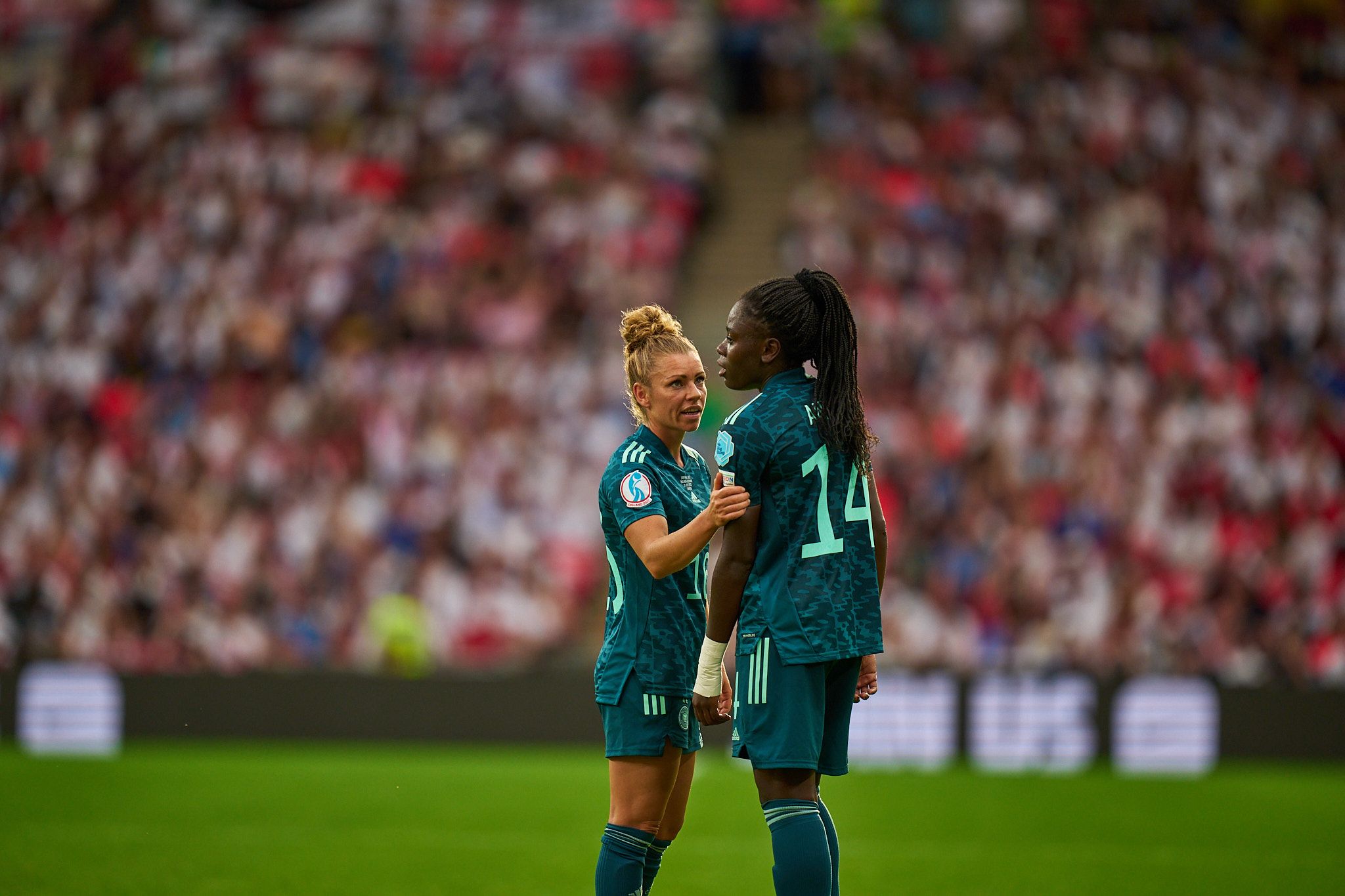 England vs Germany. UEFA Women's Euro 2022 Final.
