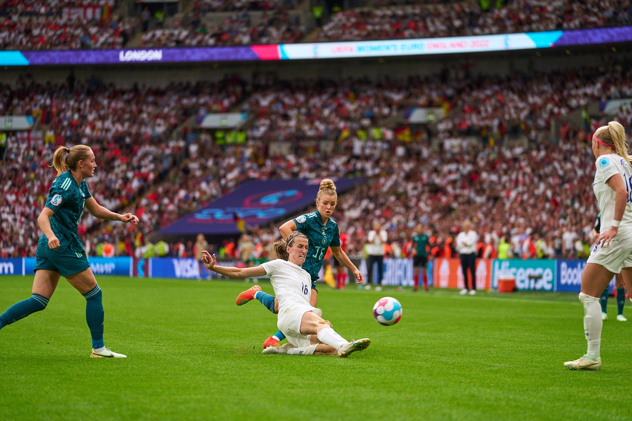 Jill Scott. England vs Germany. UEFA Women's Euro 2022 Final.