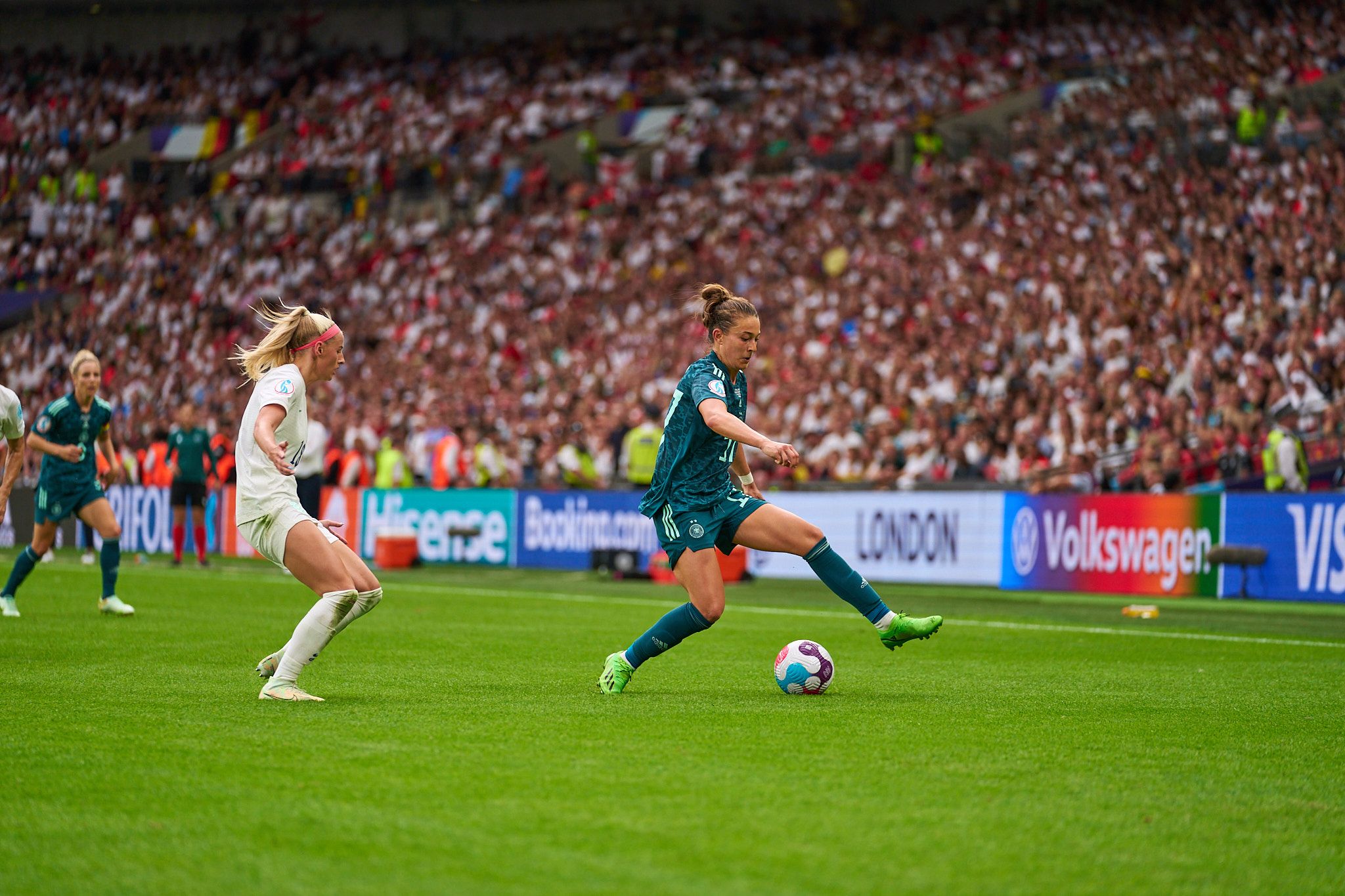 England vs Germany. UEFA Women's Euro 2022 Final.