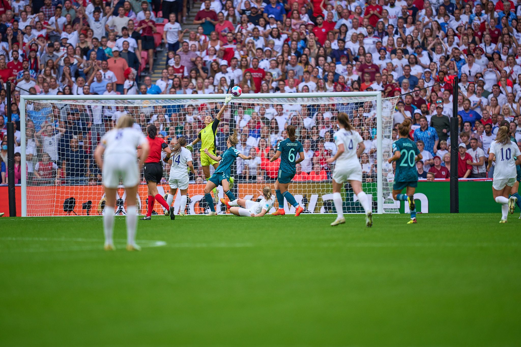 England vs Germany. UEFA Women's Euro 2022 Final.