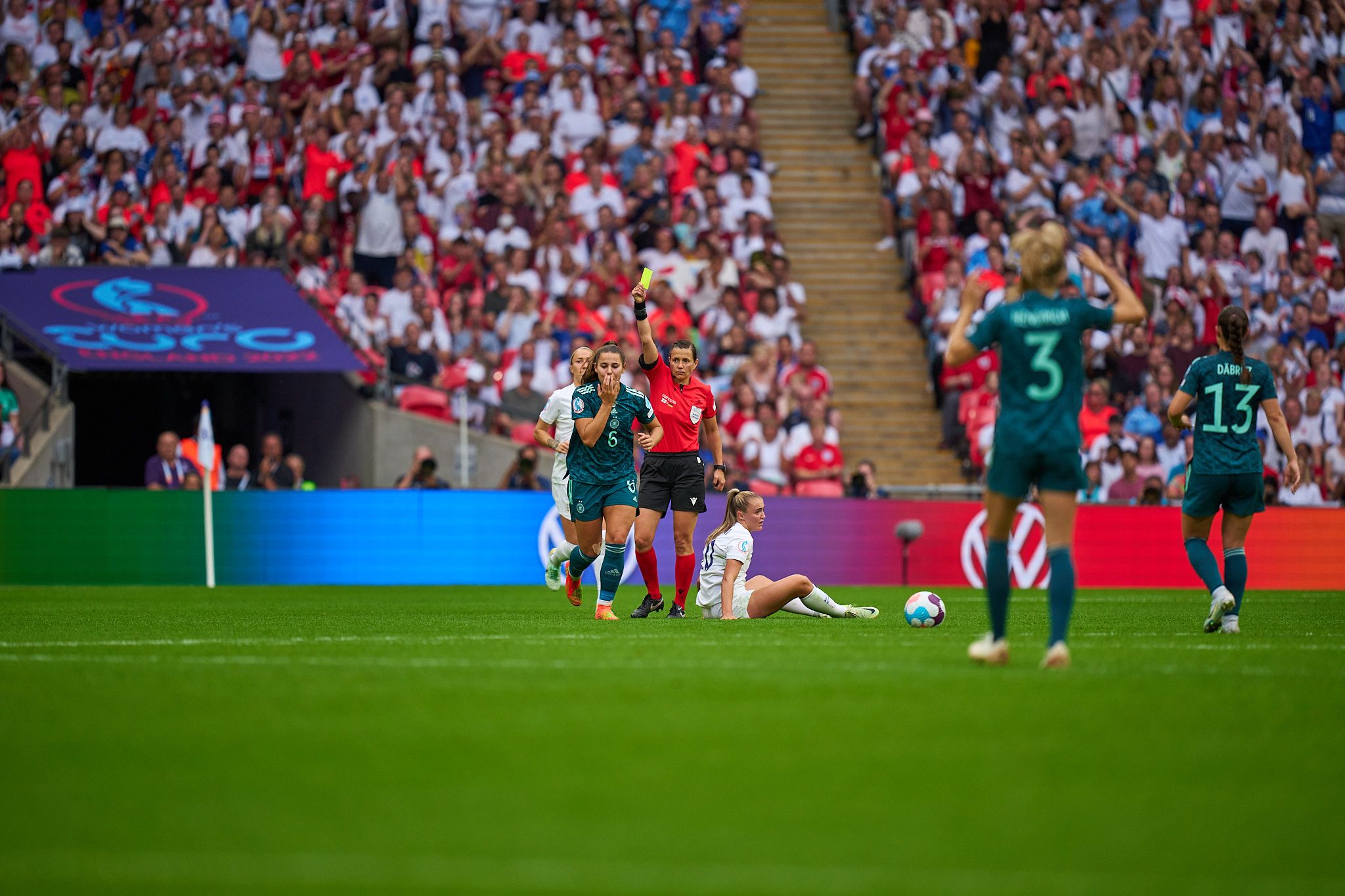 England vs Germany. UEFA Women's Euro 2022 Final.