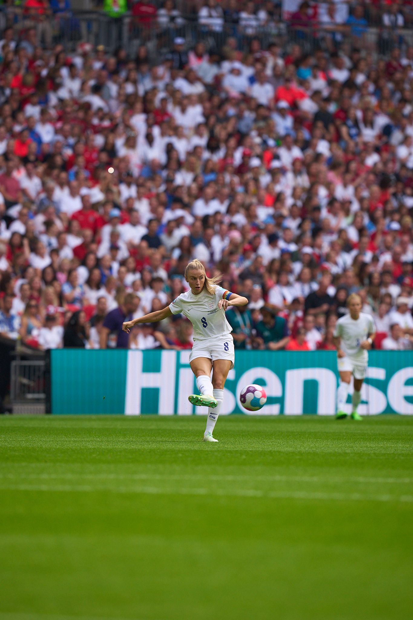 Leah Williamson. England vs Germany. UEFA Women's Euro 2022 Final.