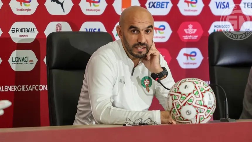 الركراكي: نهائي الكان على أرضنا حلم كبير وهدفنا كتابة التاريخ أمام السنغال