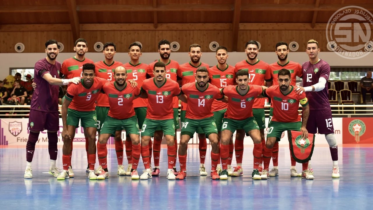 المنتخب المغربي لكرة القدم داخل القاعة في مجموعة تضم الجزائر وليبيا وزامبيا بكأس إفريقيا «المغرب 2026