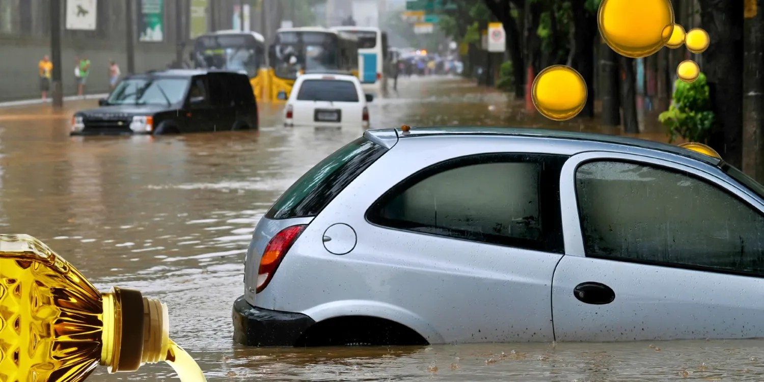 El aceite de tu cocina: el culpable silencioso de las inundaciones en temporada de lluvias