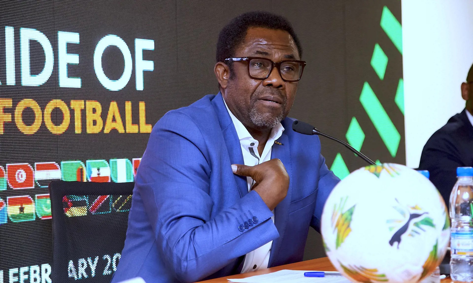 CAF General Secretary Mosengo-Omba speaks