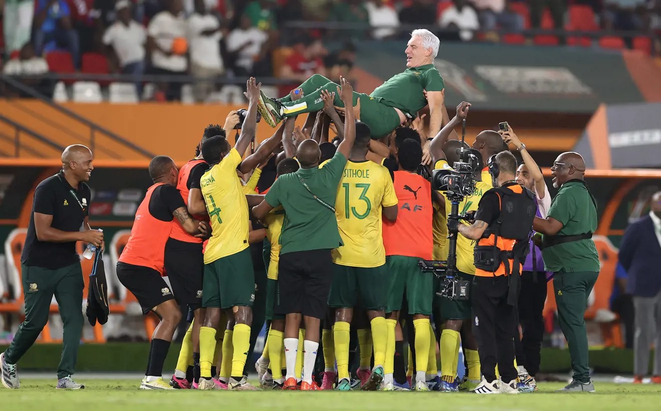 Broos heaps praise on his players