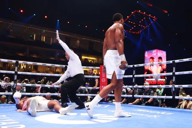Joshua ends Ngannou in two rounds