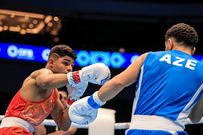Nishant defeats British boxer Richardson