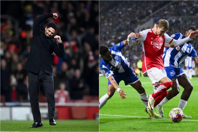 Stats that favor Arsenal against Porto