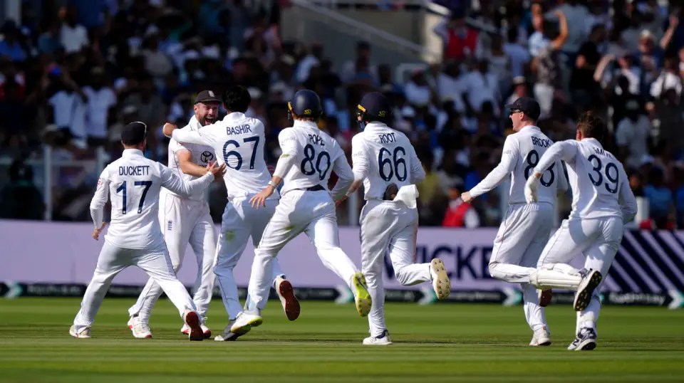 England Claimed A Thrilling Victory Against India At Lord's .