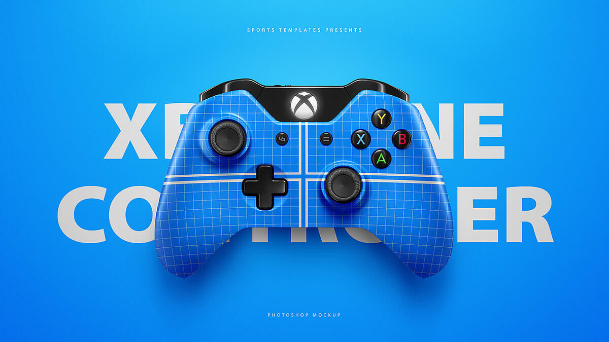 Ps4 slim & pro vectors. Esports Ps4 Xbox Controllers Mockup Templates Sports Templates