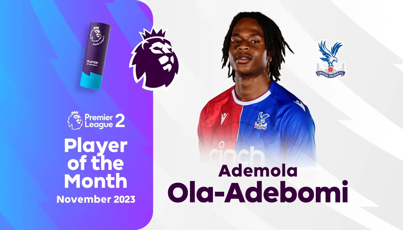 Nigerian promising youngster Ola-Adebomi wins PL2 Player of the Month for November