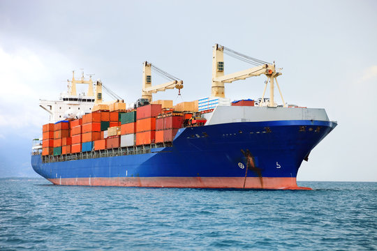 Picture of Container ship at sea
