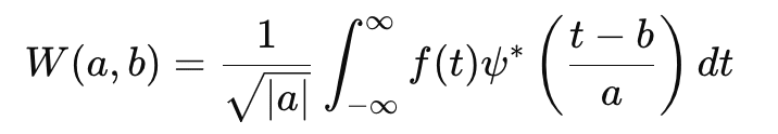 Continuous Wavelet Transform (CWT)