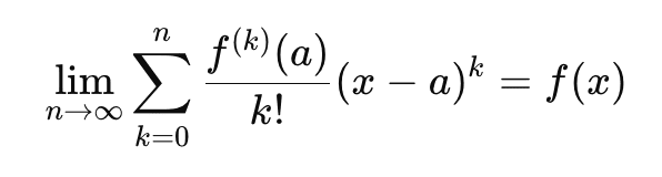 limit function taylor series