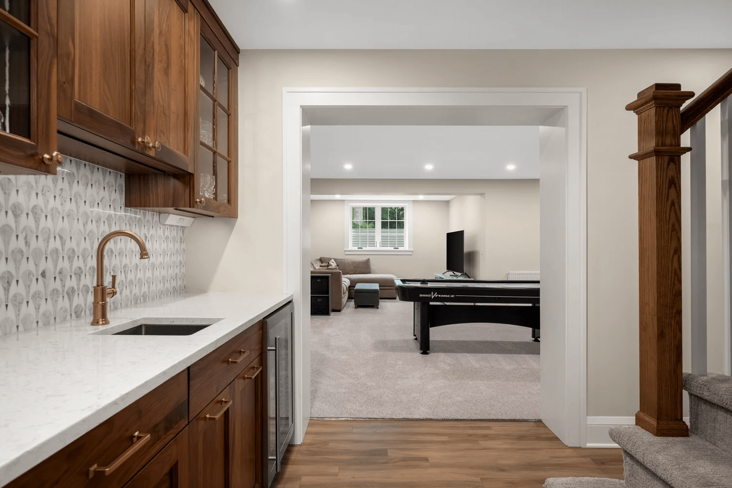 montclair nj basement remodel 1