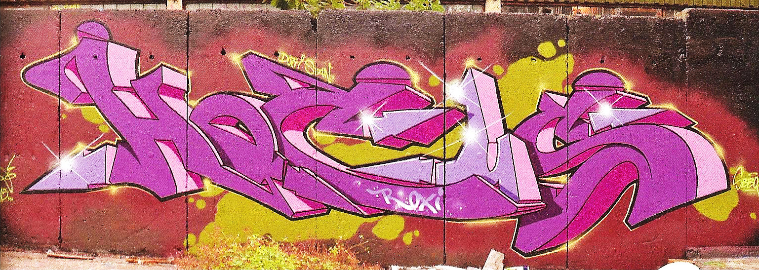 Kurzanleitung Graffiti Buchstaben Spraybar