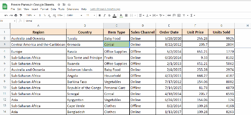 How To Freeze Multiple Rows And Or Columns In Google Sheets Using - Best Nature Textures in High Resolution