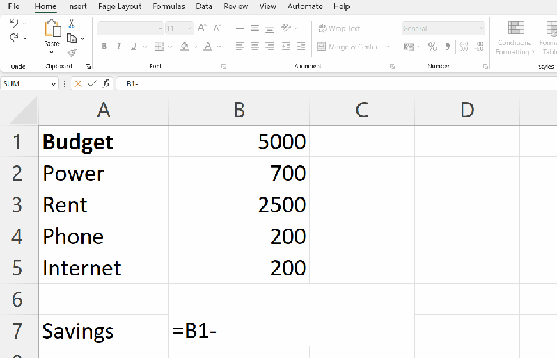 How To Add And Subtract In Microsoft Excel - Desktop Mountain Pictures for Desktop
