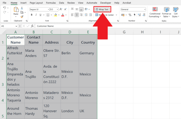 How To Unwrap Text In Microsoft Excel Spreadcheaters - Ocean Backgrounds - Professional HD Collection