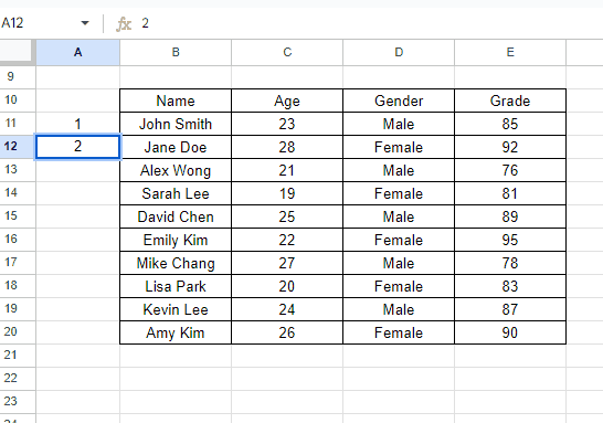 Auto Renumbering Rows After A New Row Is Moved On A List R Sheets - Abstract Photo Collection - Ultra HD Quality