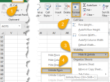How Toôÿø å Unhide All Rows Or Columns In Excel Spreadsheet Daddy
