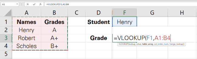 09 table array Referring to the table array