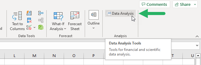 08 data analysis check excel data analysis toolpak installed on your computer