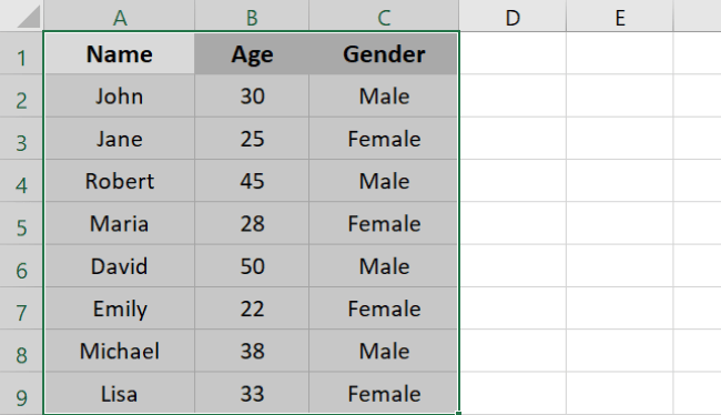 02 select data range Select custom border range to draw border grid