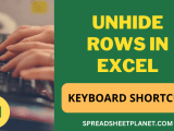 Unhide Rows In Excel Shortcut