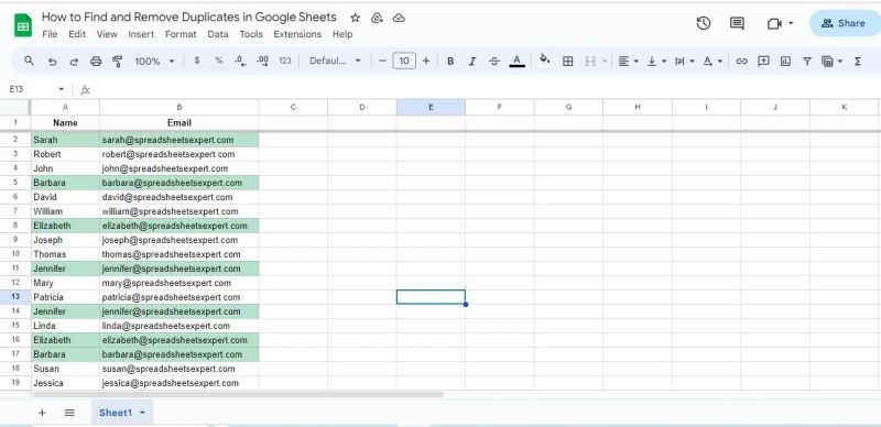 How To Find And Remove Duplicates In Google Sheets Spreadsheets Expert - Premium Dark Background Gallery - HD
