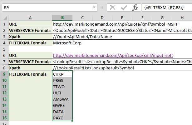Utilizing Web Services In Excel Using Formulas - Premium Vintage Image Gallery - HD