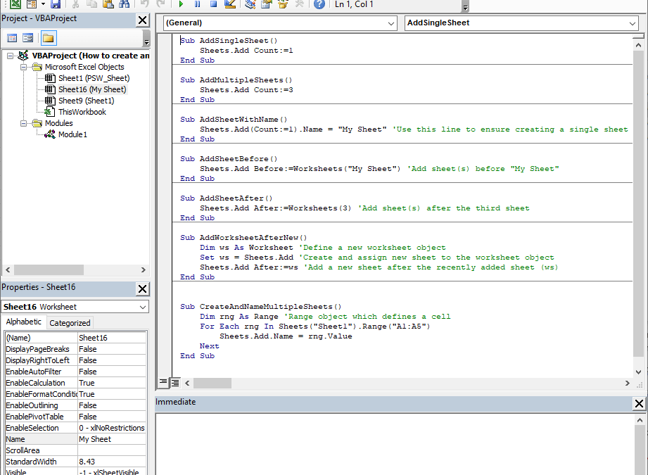 Vba name worksheet name an excel worksheet using vba