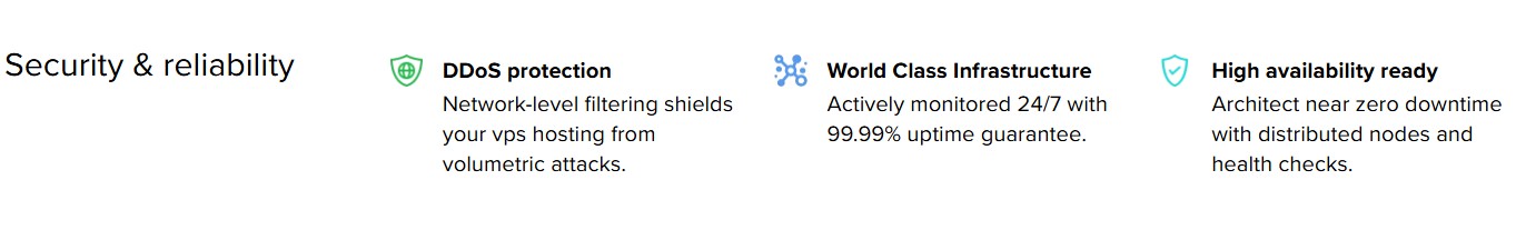 security & reliability