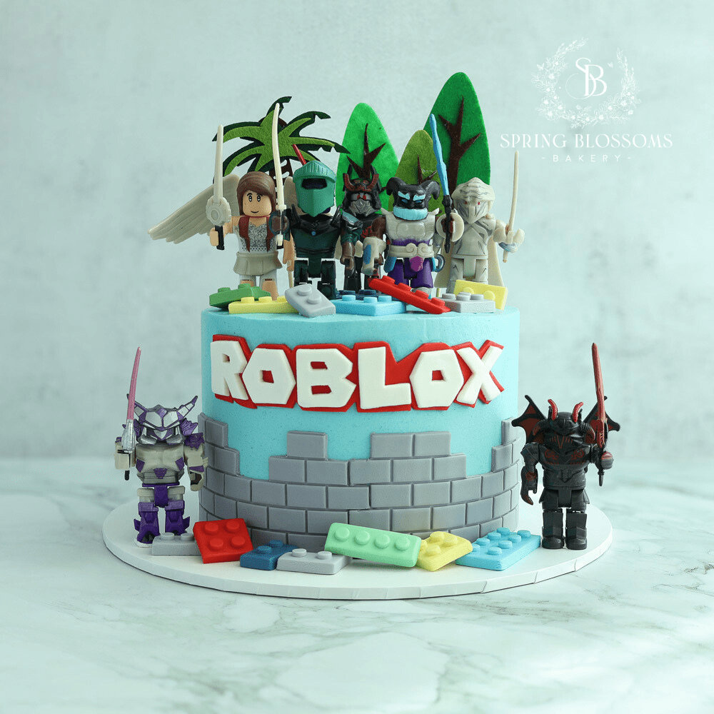 City Warriors Roblox Cake Spring Blossoms Bakery 46 
