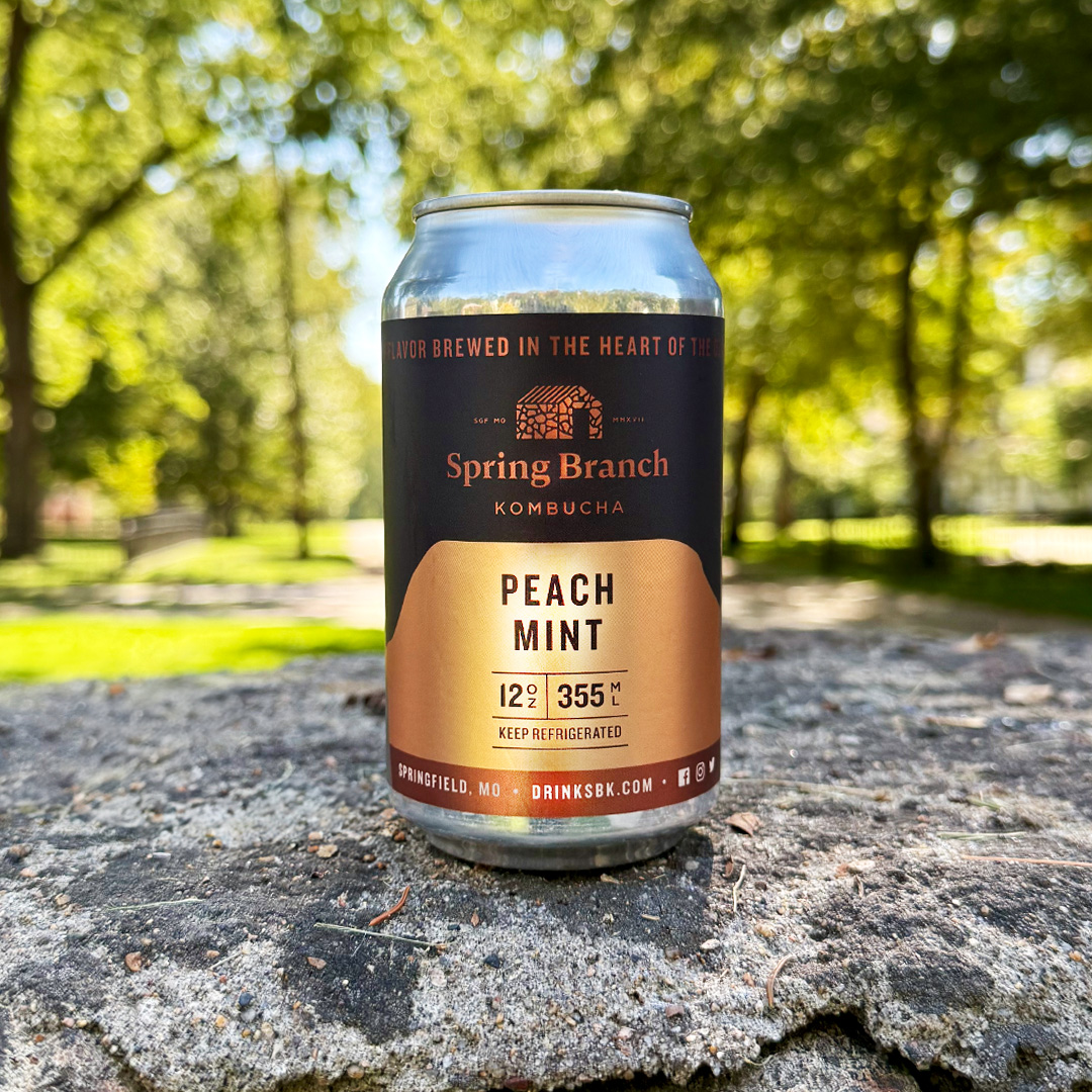 Peach Mint Kombucha – Spring Branch Kombucha