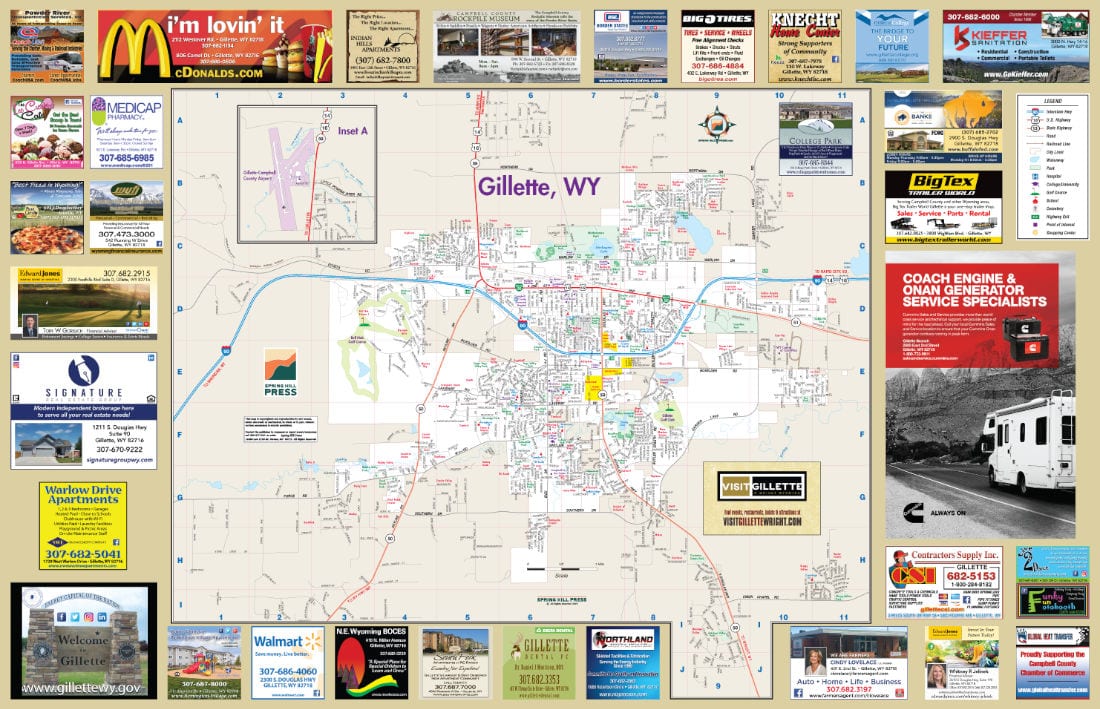 Gillette Colorado Map At Kevin Davidson Blog Middle Gillette City 