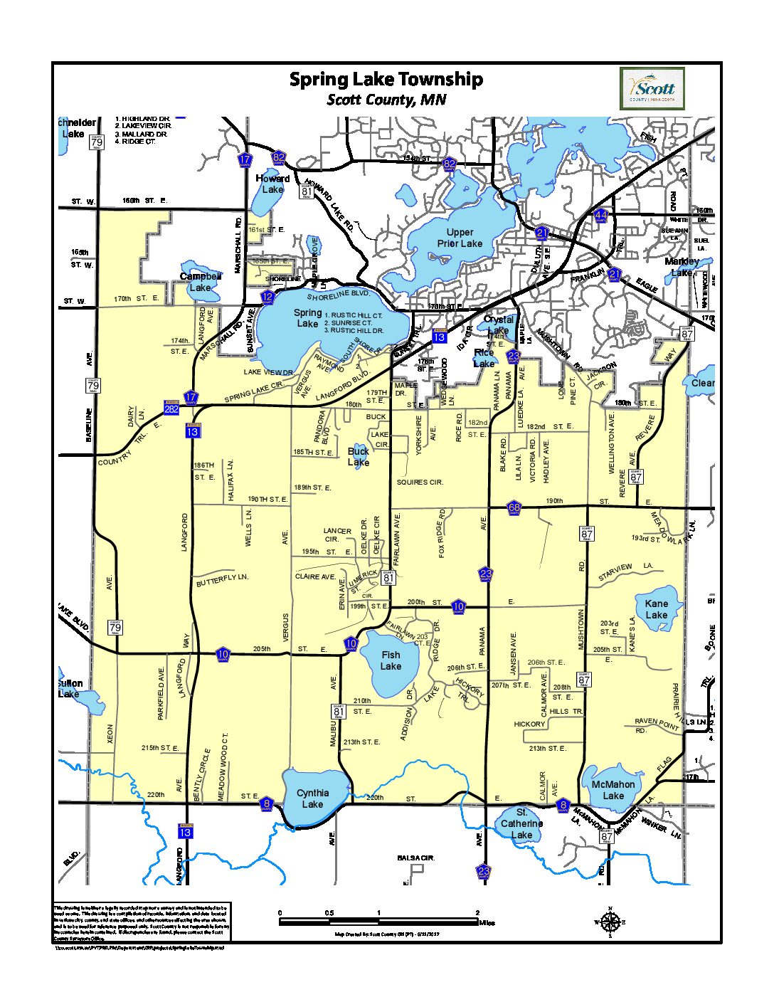 Spring Lake Township Spacious Living Naturally RoadMap Pdf 