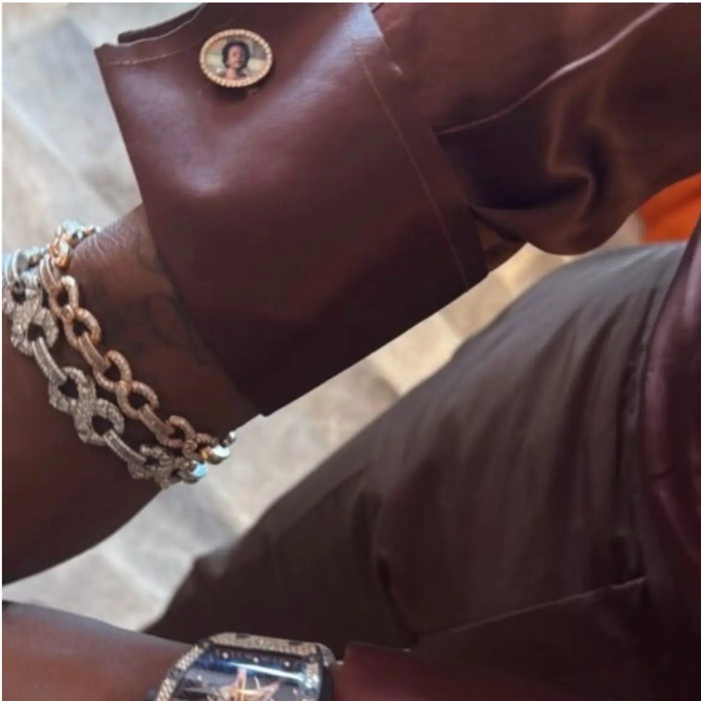 Davido Pays Emotional Tribute to Late Son Ifeanyi with Custom Cufflinks at $3.7 Million Miami Wedding to Chioma