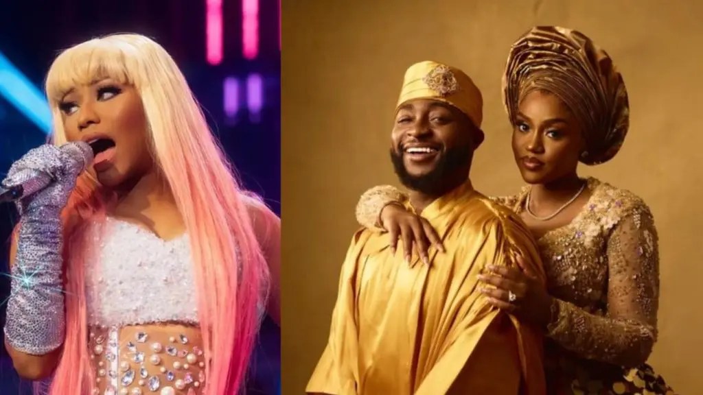 Nicki Minaj Celebrates Davido and Chioma’s Miami Wedding, Calls It a Fairytale