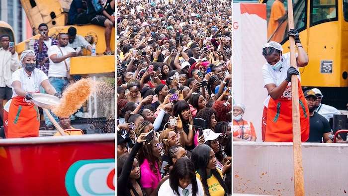 Hilda Baci Partners With Gino to Break Guinness World Record With 8,780kg of Nigerian Jollof Rice