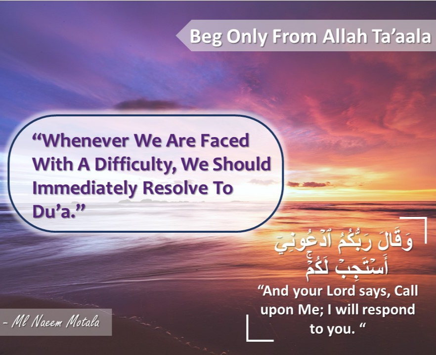 Beg from Allah 1