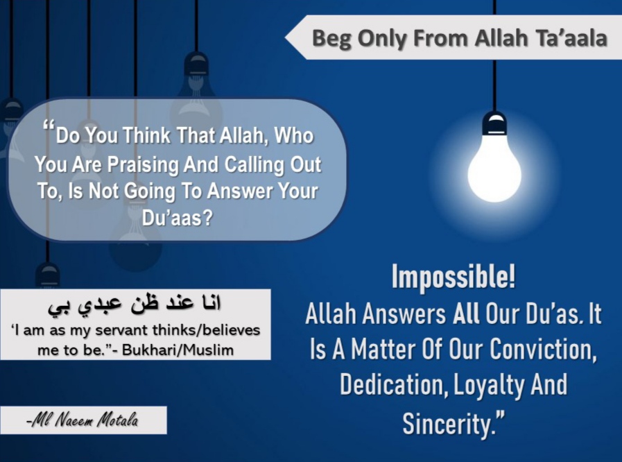 Beg from Allah 2